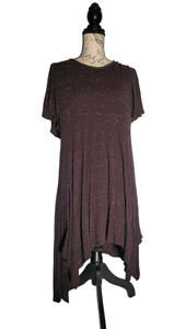 Anthropologie Dolan Left Coast T-Shirt Dress Size XL Asymmetrical Hem